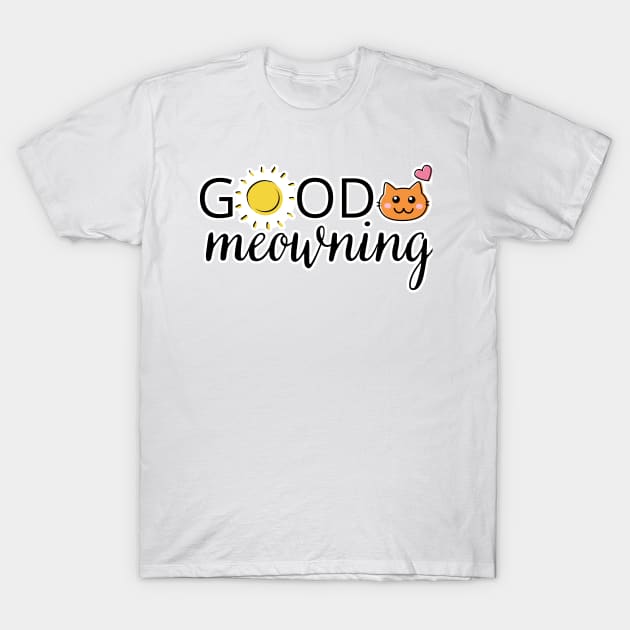 Meow Morning T-Shirt by WordsGames